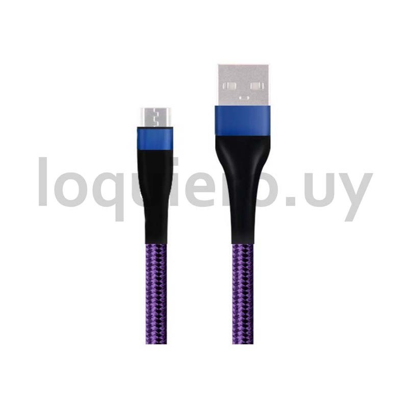 Cable micro carga rápida 5.1A .