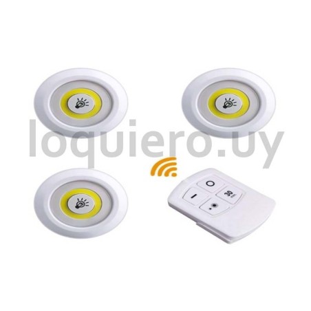 Luces led con control x3u.    .