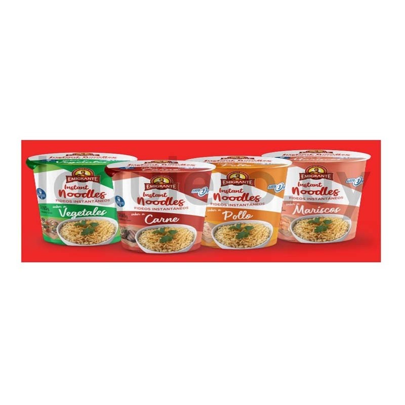 Fideos instantáneos Carne 65g .