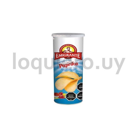 Papas paprika 120g Emigrante  .