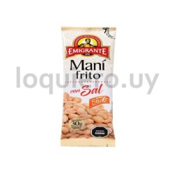 Maní frito c/sal 30g. Emigran .