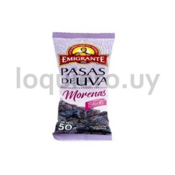 Pasas de uva morenas 50g Emigr.