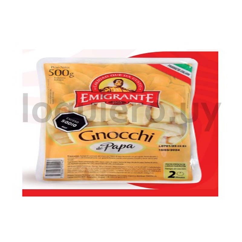 Ñoquis de papa Emigrante 500g .