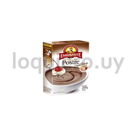 Postre chocolate Emigrante    .