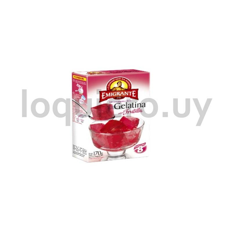 Gelatina Frutilla Emigrante   .