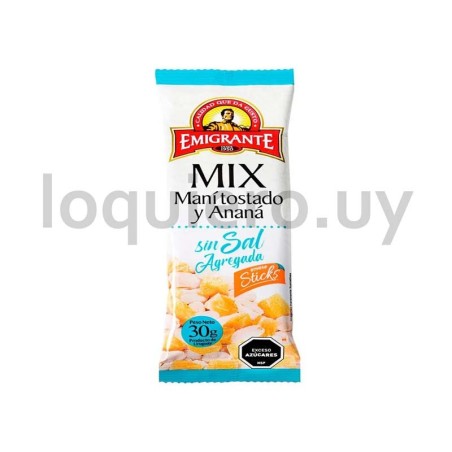 Mix maní y ananá 30g Emigrante.