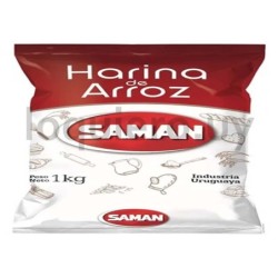 Harina de arroz Samán 1kg     .