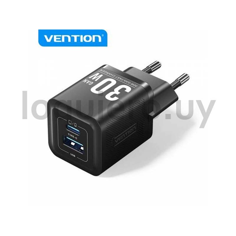 Cargador USB y USB C 30W      .