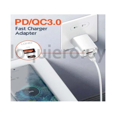 Cargador USB-USB C 30W        .