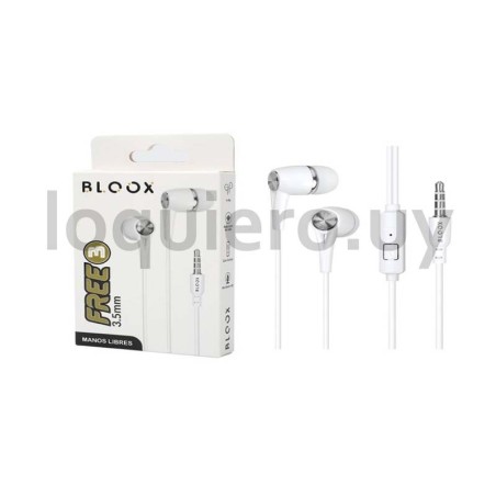 Auricular Bloox 3.5mm         .