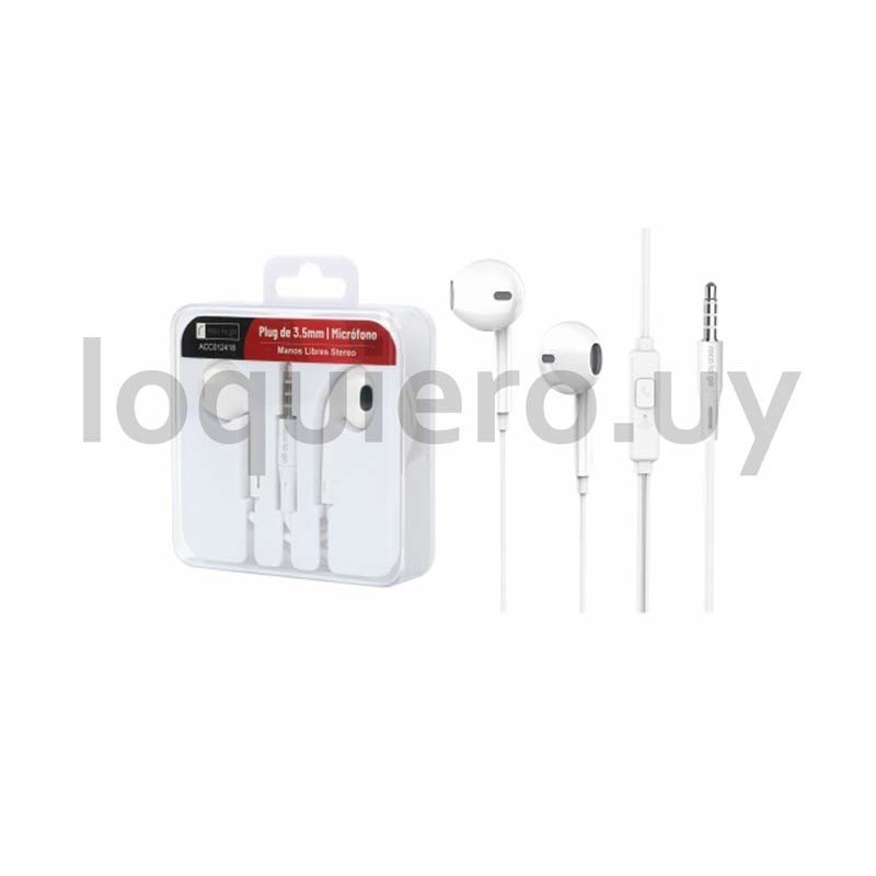 Auricular 3.5mm (tipo iphone) .