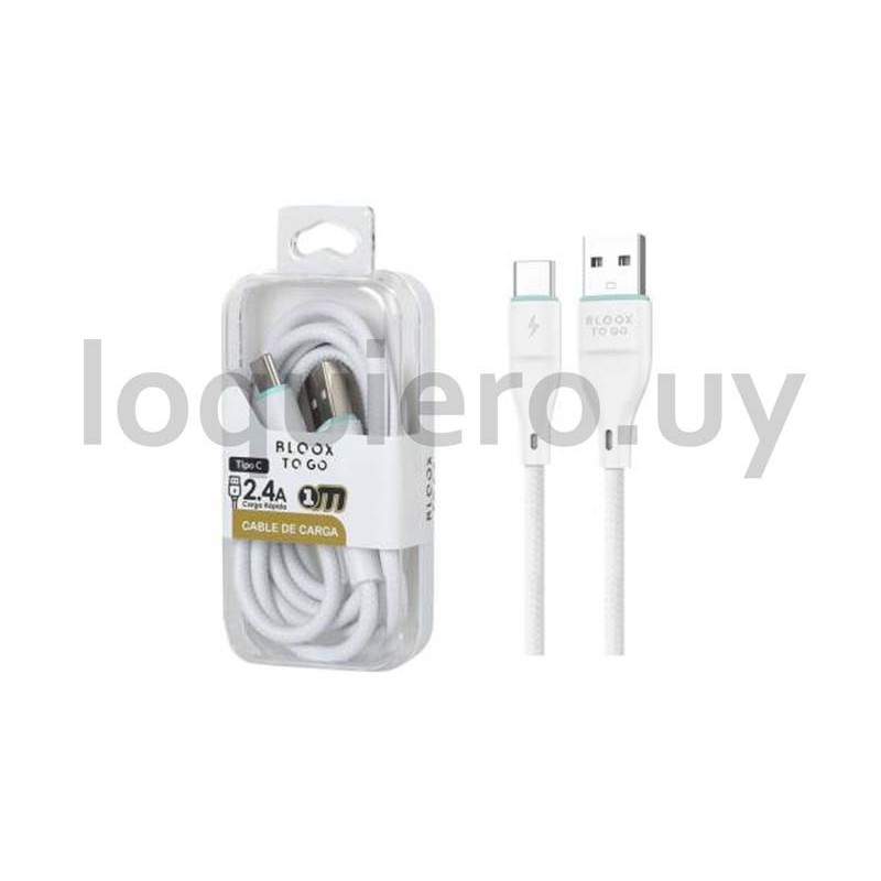 Cable USB - USB C   Bloox 1M  .