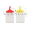 Recipientes Mostaza y Ketchup .