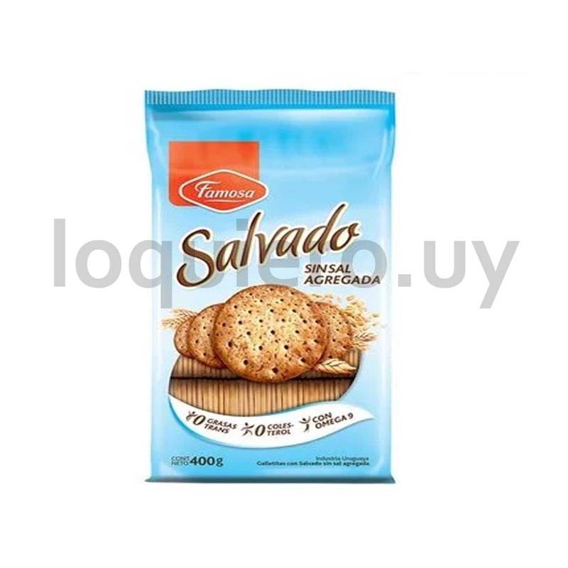 Galleta sin sal Salvado Famosa.