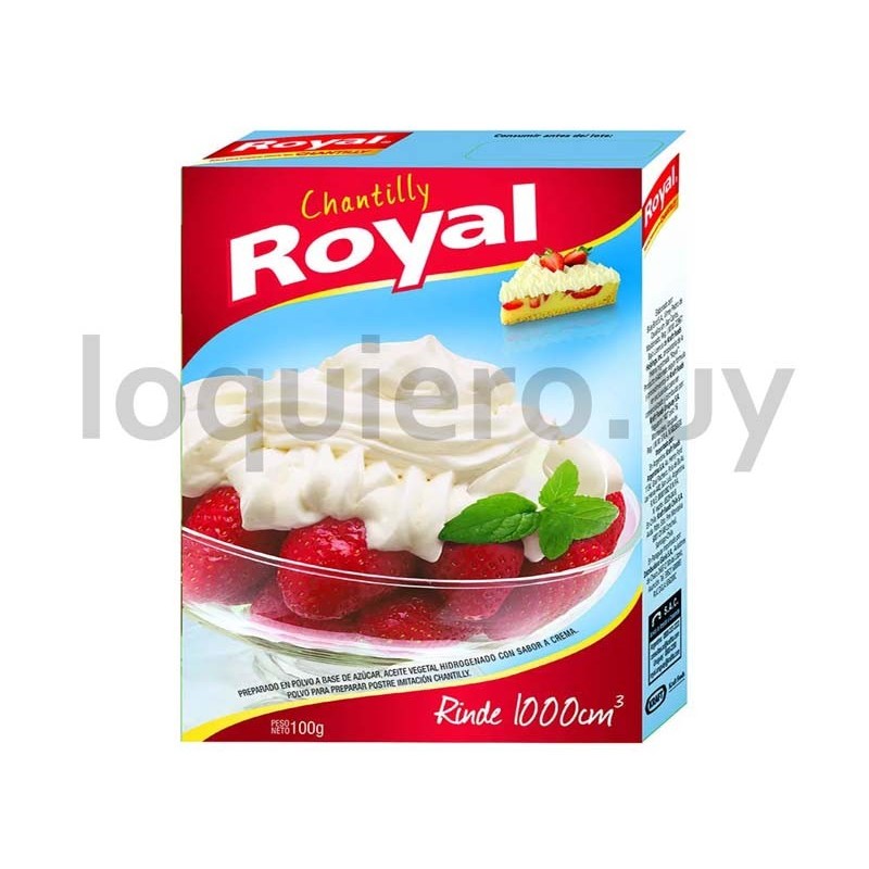 Crema Chantilly Royal 100g    .