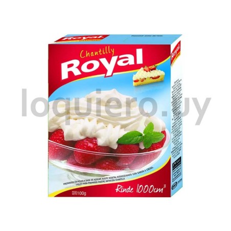 Crema Chantilly Royal 100g    .