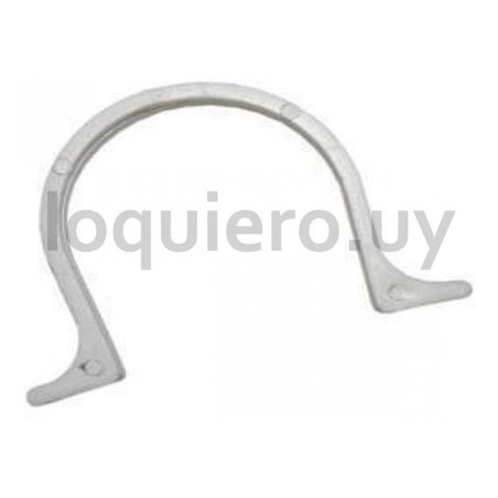 Grampa de PVC 110mm omega     .