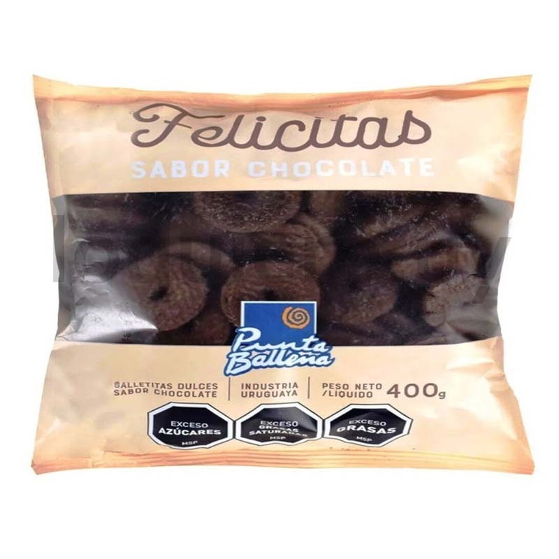 Galletas felicitas chocolate  .