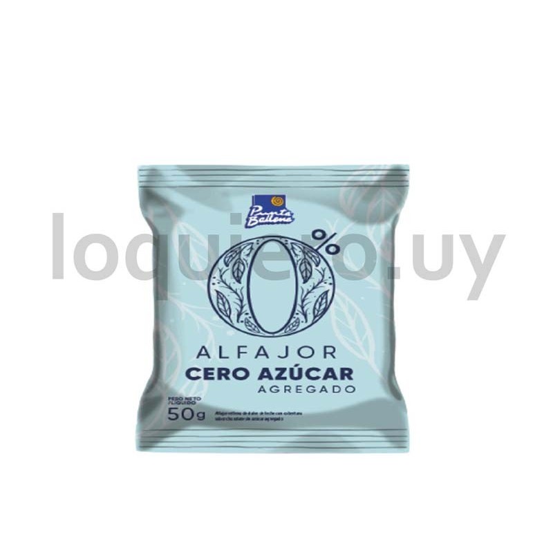 Alfajor Cero Azúcar  PB       .
