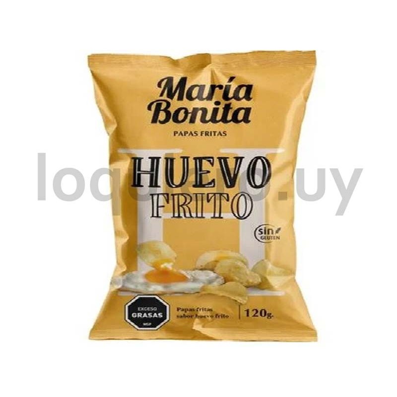 Papas Huevo Frito 120g        .