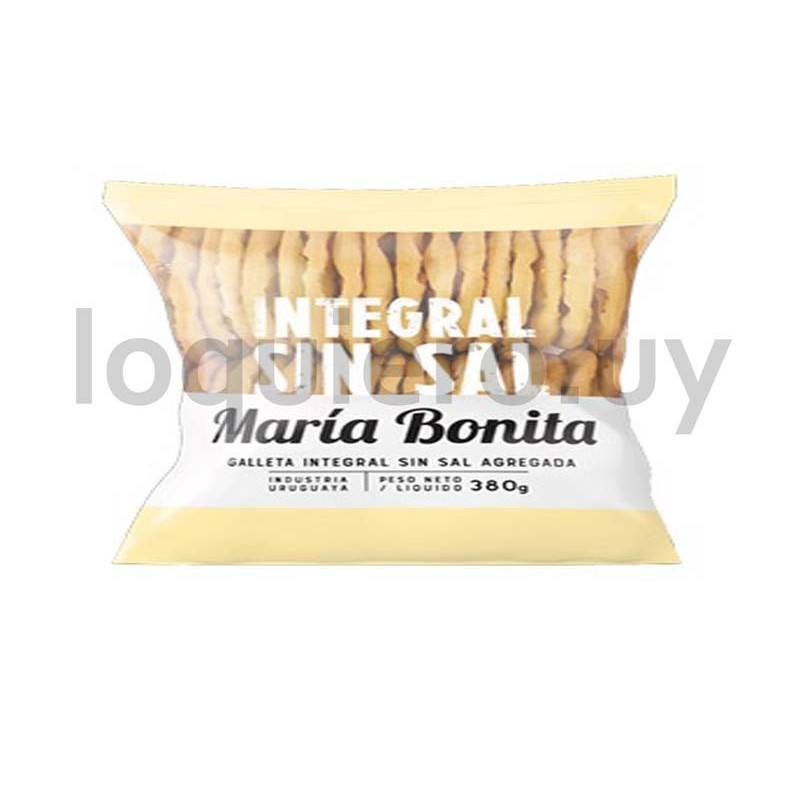 Galleta integral sin sal 380g .