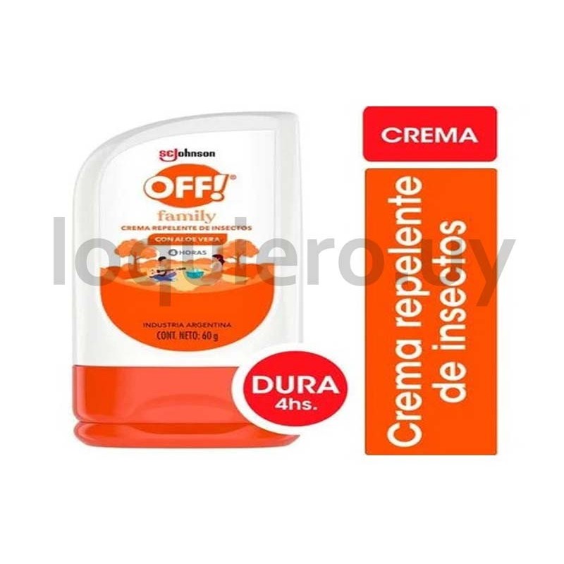 Repelente Off crema 60g       .