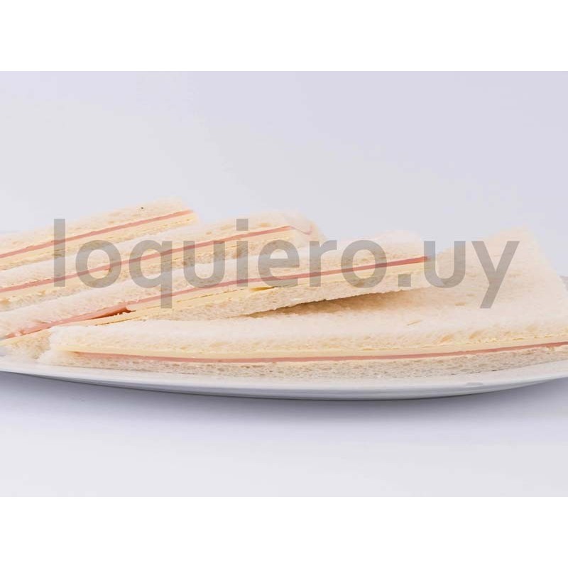 Sandwich jamón y queso x4     .