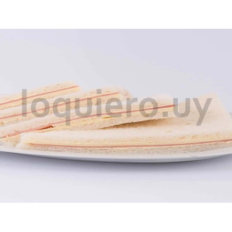 Sandwich jamón y queso x4     .