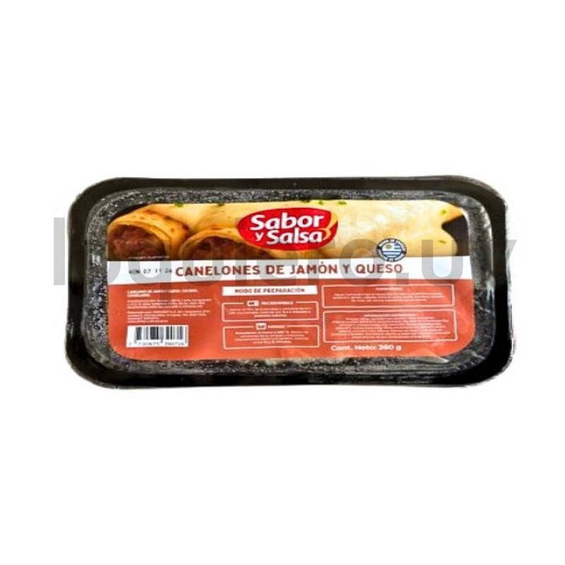 Canelones de JyQ c/salsa 360g .