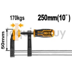 Prensa F  50 X 250 MM Ingco   .