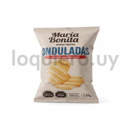 Papas onduladas María Bonita  .