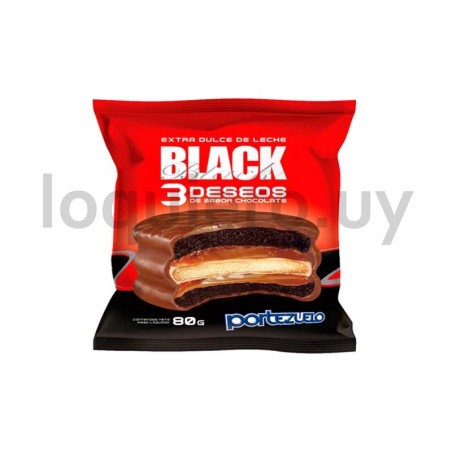 Alfajor Black 3 deseos Portez..