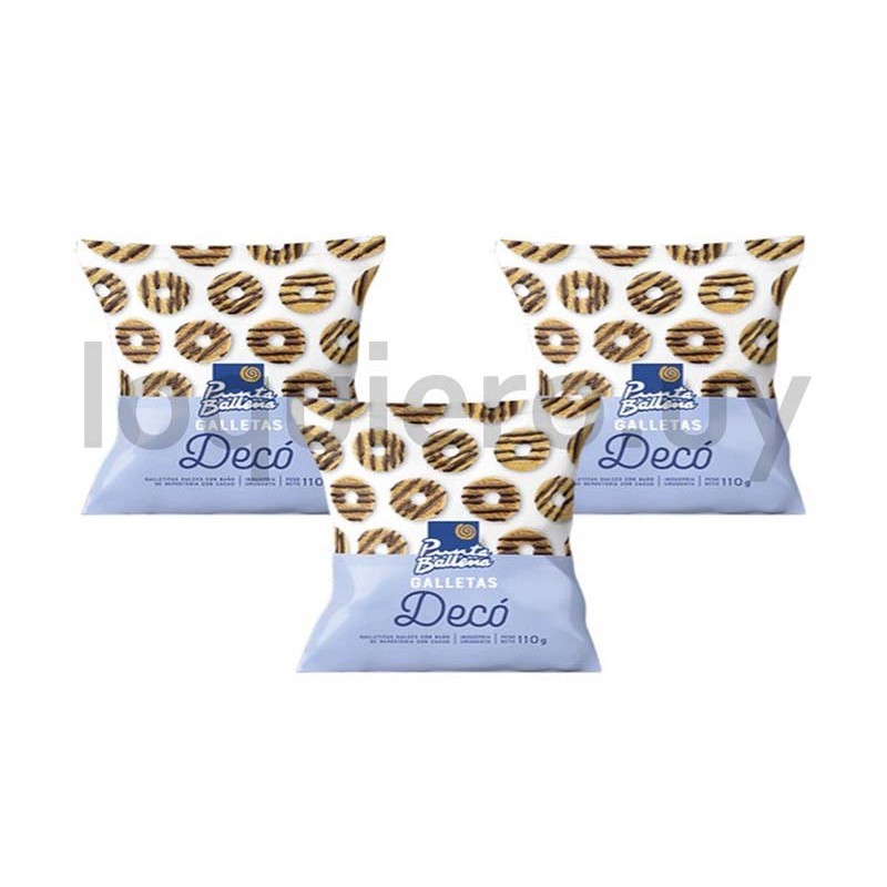 Galleta Decó Punta Ballena110g.