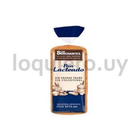 Pan lacteado 480g Sorchantes  .