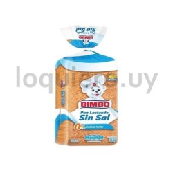 Pan blanco sin sal Bimbo 400g .