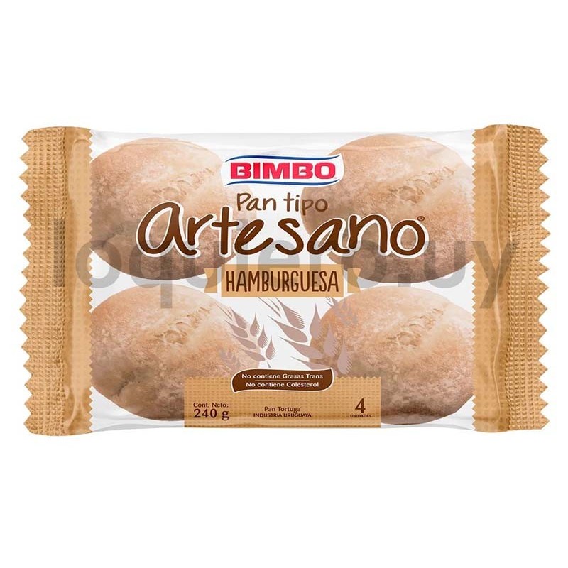 Pan de hamburguesas Bimbo     .