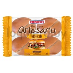 Pan de brioche x4u.           .