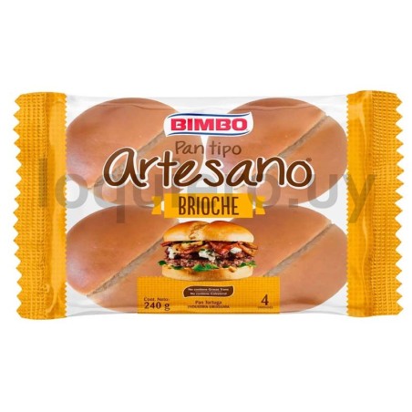 Pan de brioche x4u.           .