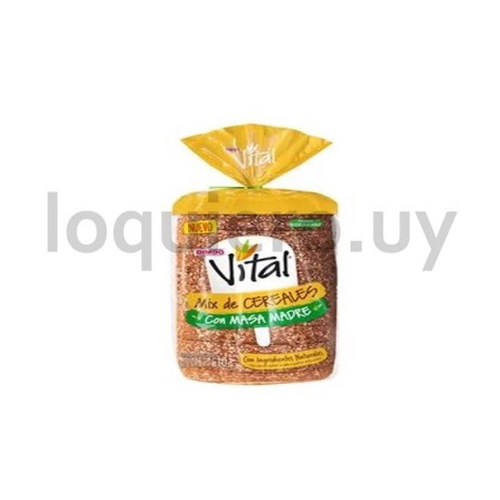 Pan rebanado mix cereales     .