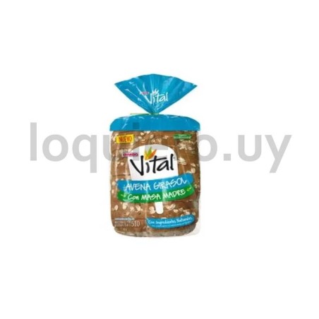 Pan rebanado avena de girasol .