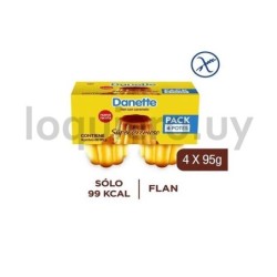 Flan Danette Vainilla x4      .
