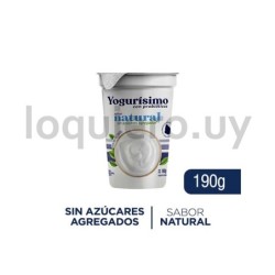 Yogurísimo natural 0 az. 190g .