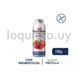 Yogurísimo beb. frutilla 190g .