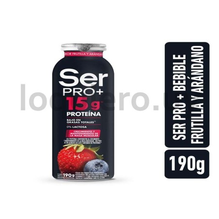 Ser pro+ 175g frutos rojos    .