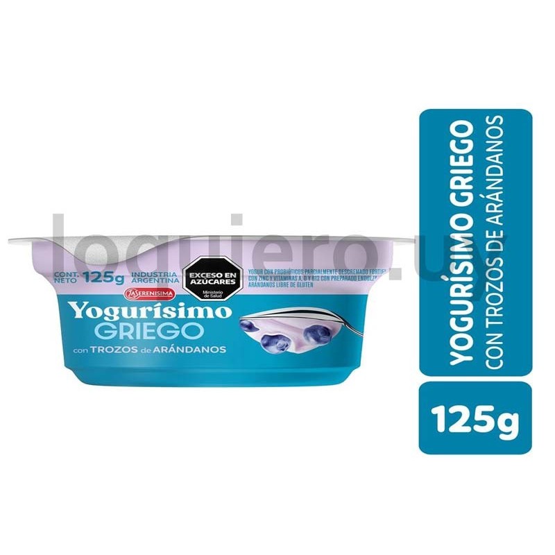 Yogurísimo griego 125g arándan.