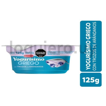 Yogurísimo griego 125g arándan.