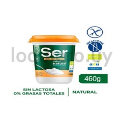 Yogur Ser deslactosado 460g   .