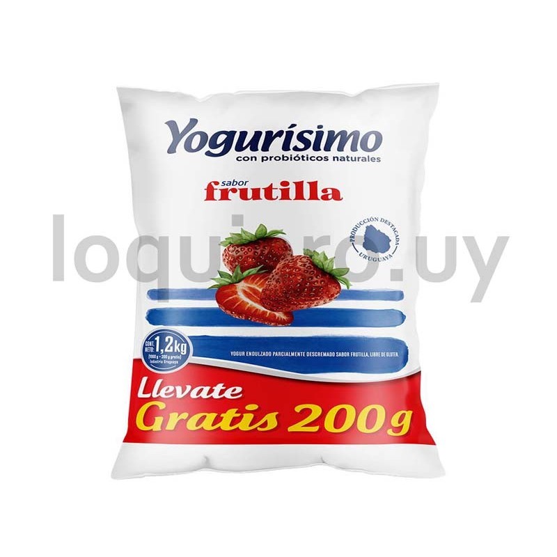 Yogurísimo frutilla 1.2L      .