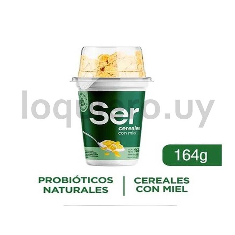 Yogur Ser con cereales 164g   .