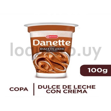 Postre Danette Dulce de leche .